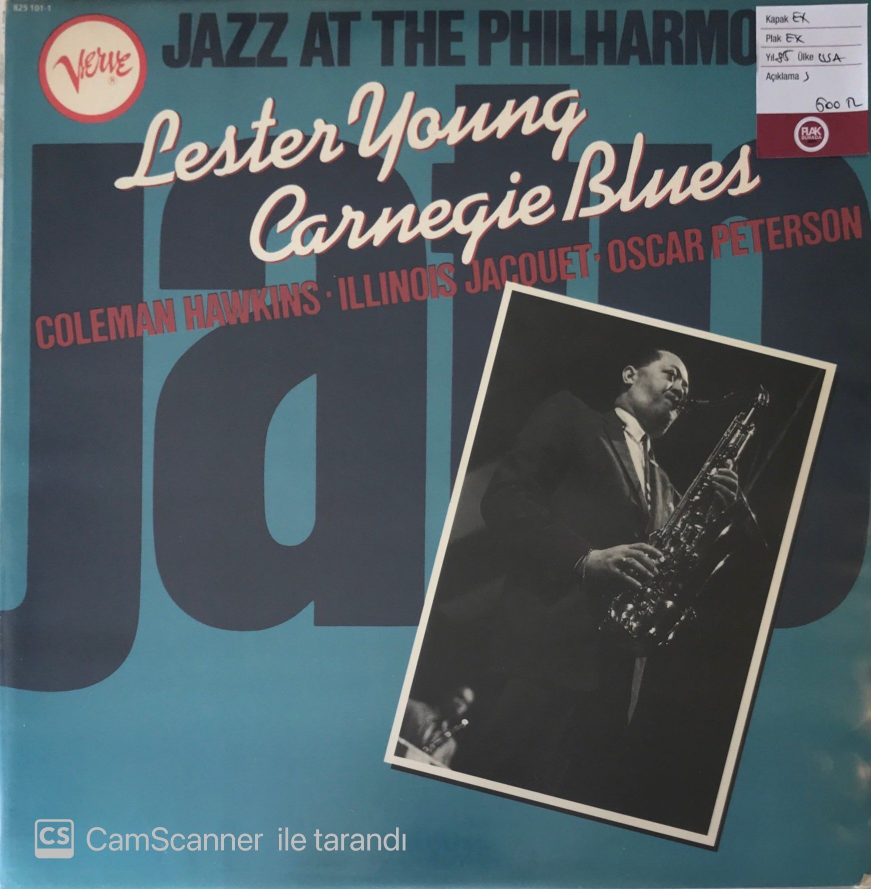 Lester Young - Carnegie Blues LP