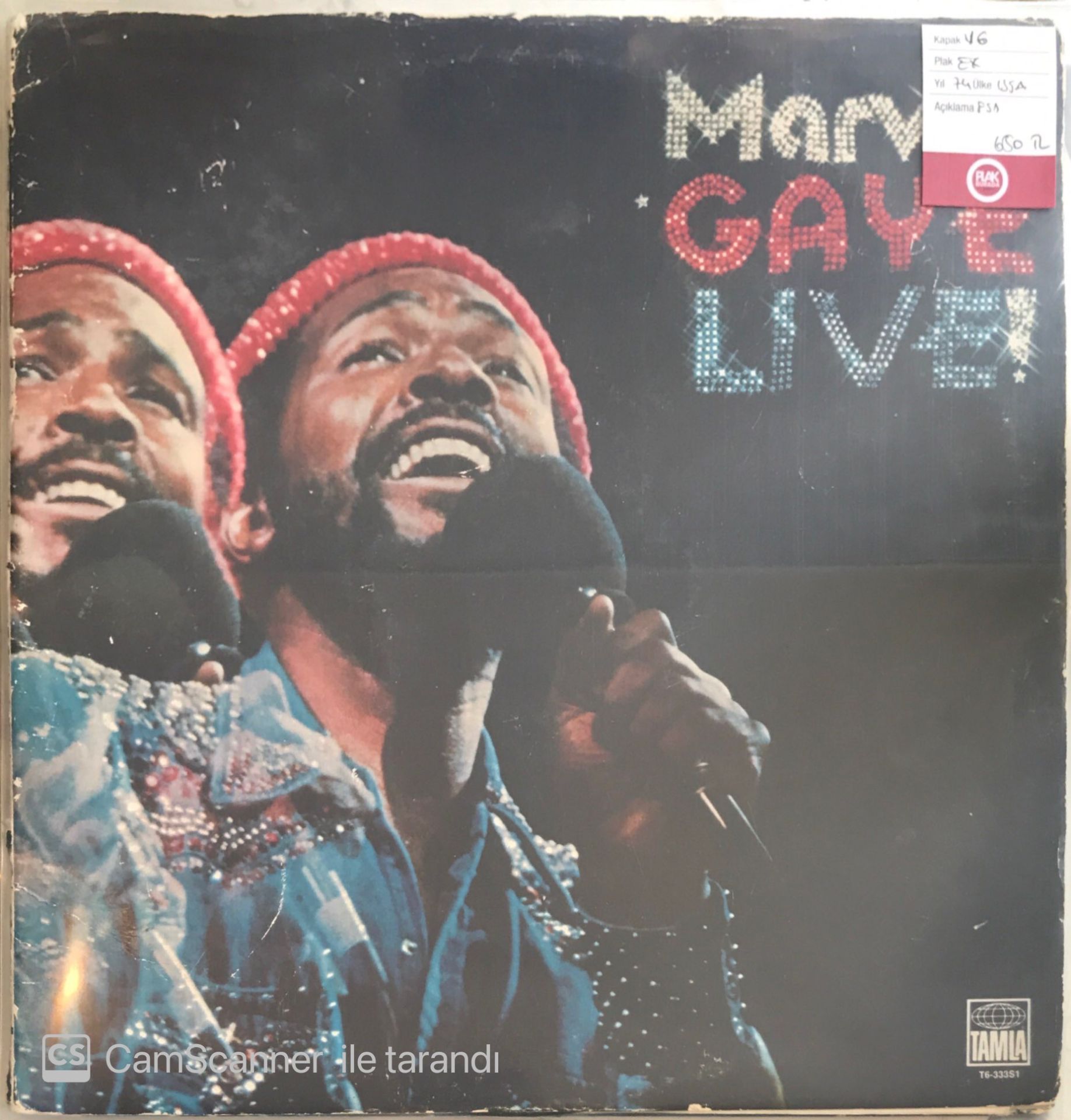 Marvin Gaye Live! LP