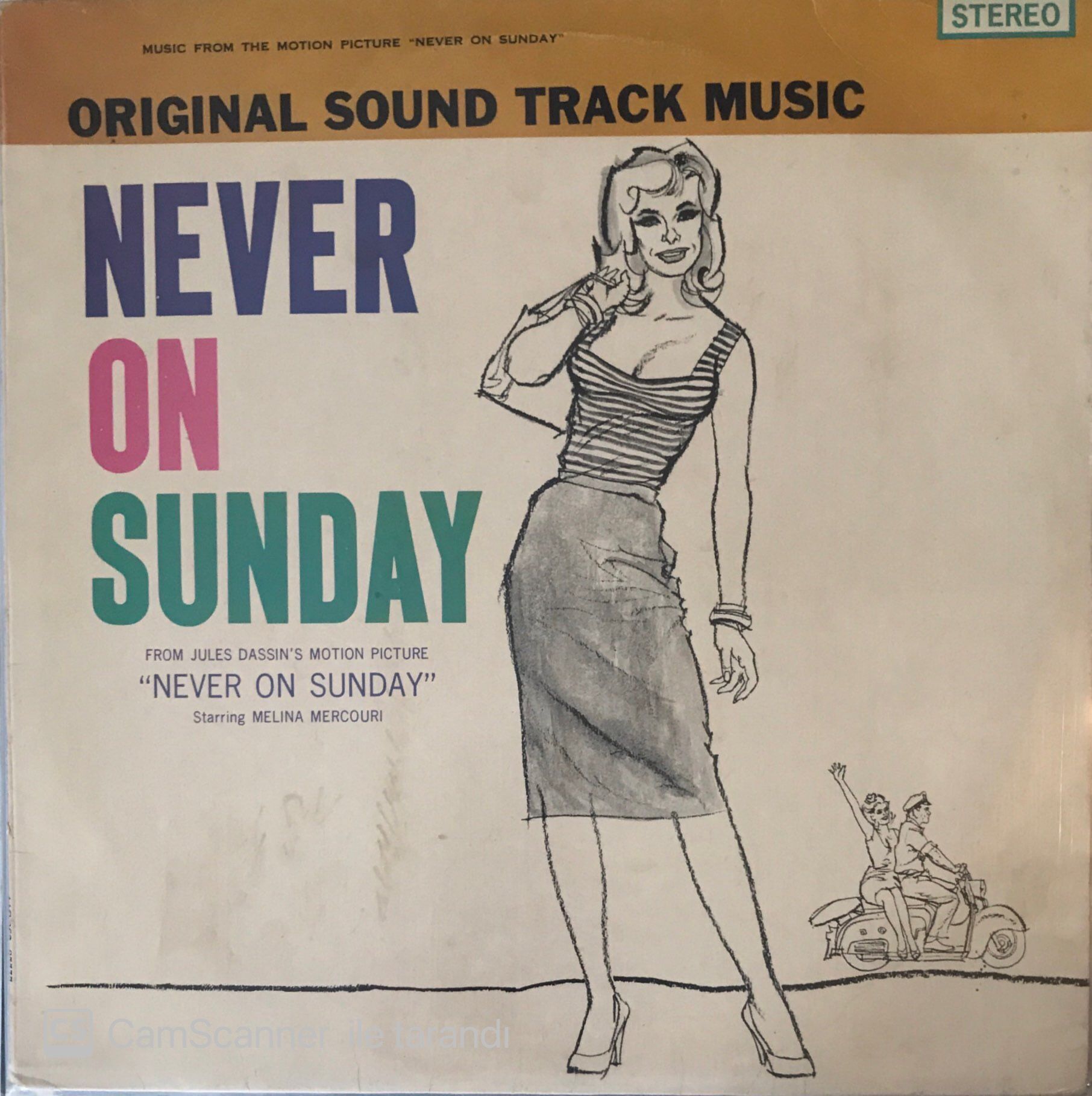 Never On Sunday Motion Picture Soundtrack LP