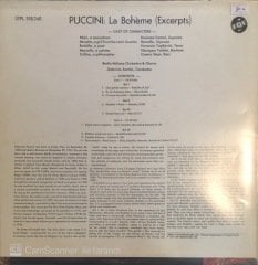 Puccini La Boheme LP