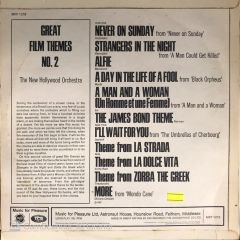 Great Film Themes No.2 The New Hollywood Orchestra LP