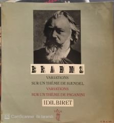 İdil Biret - Brahms - Variations Sur Un Theme De Haendel LP