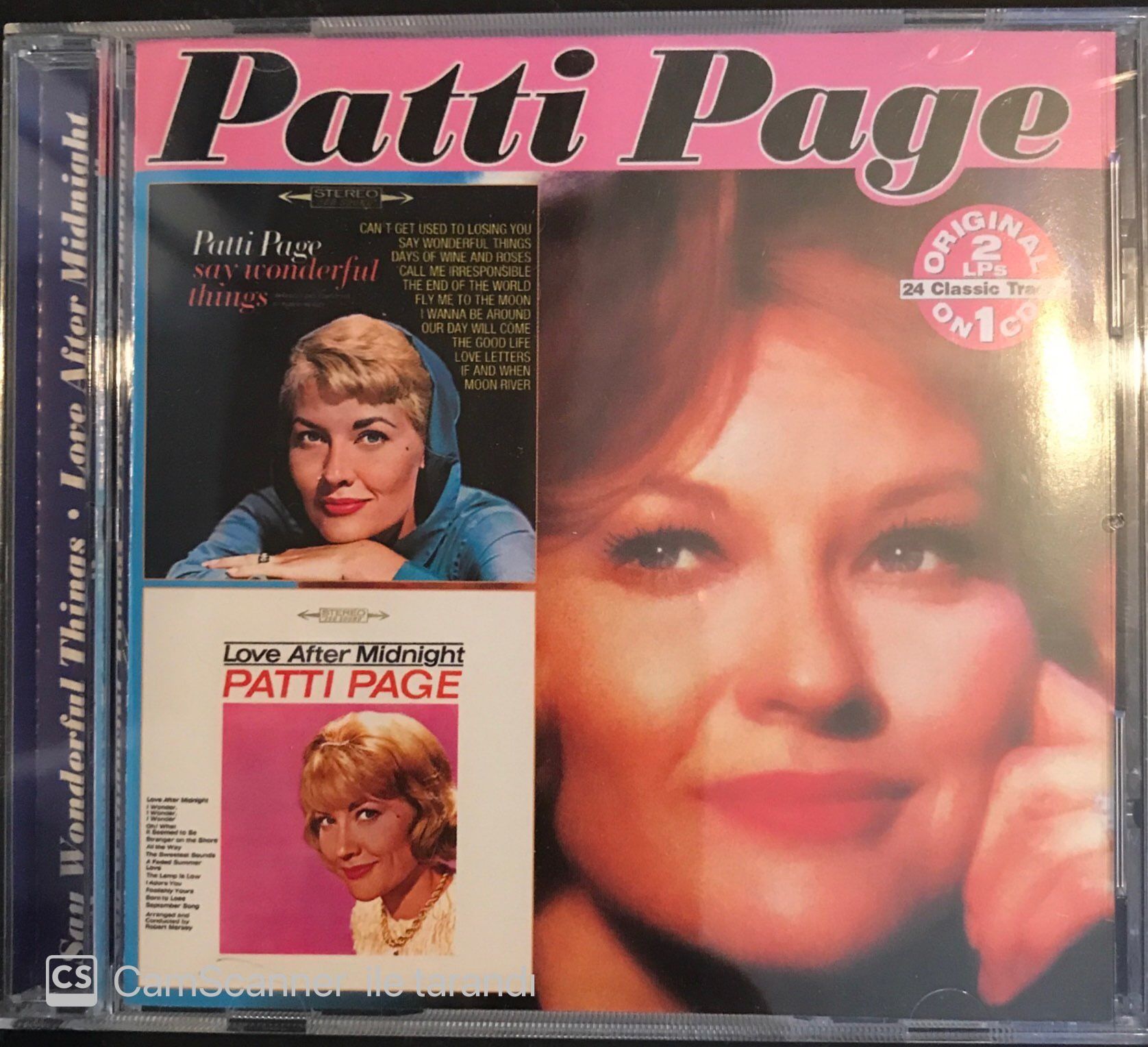 Patti Page - Say Wonderful Things & Love After Midnight CD