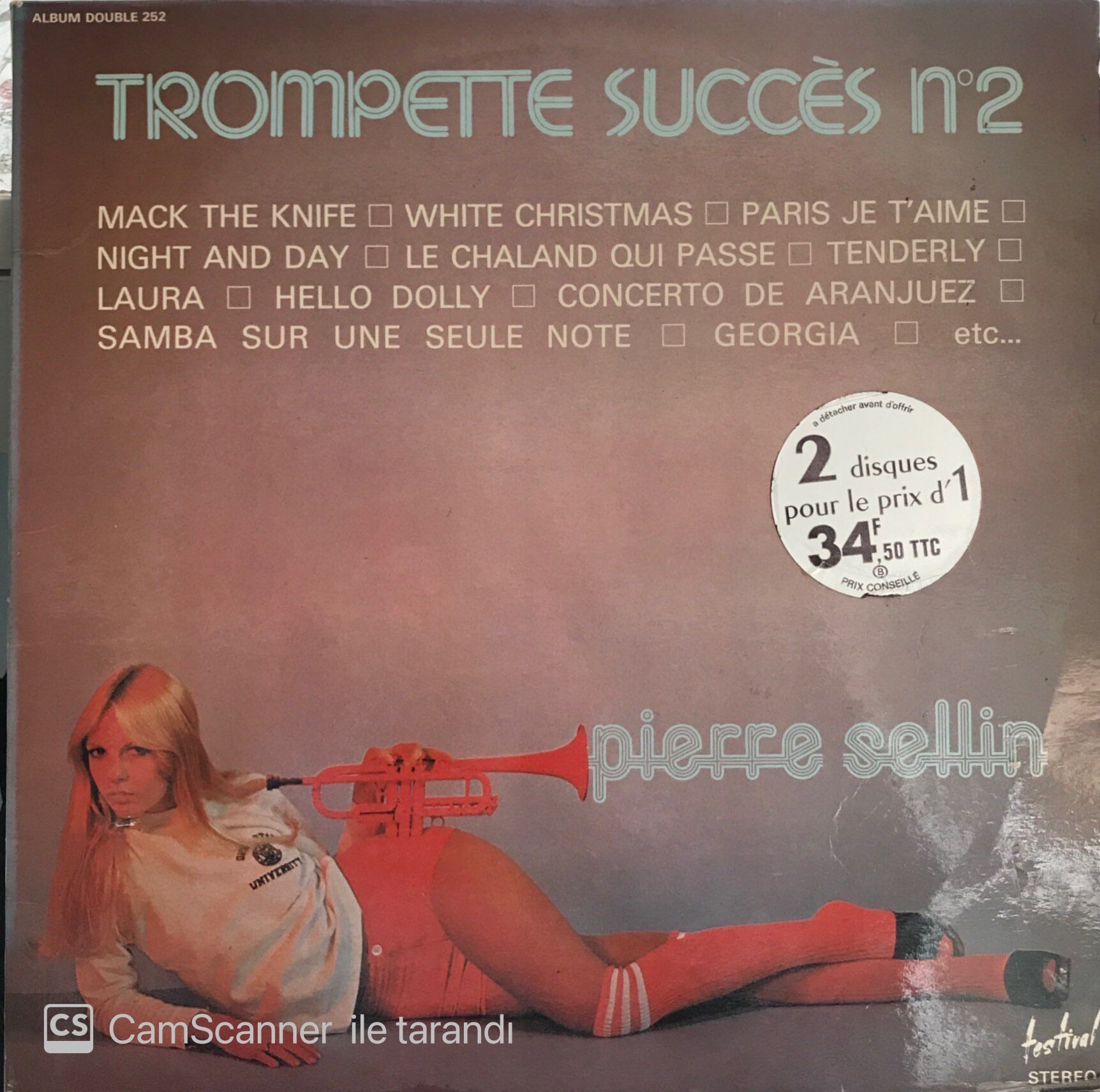 Trompette Succes No:2 Pierre Sellin Double LP