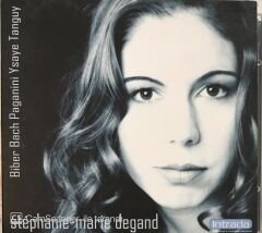 Stephanıe Marie Degand - Biber Bach Paganini Ysaye Tanguy CD