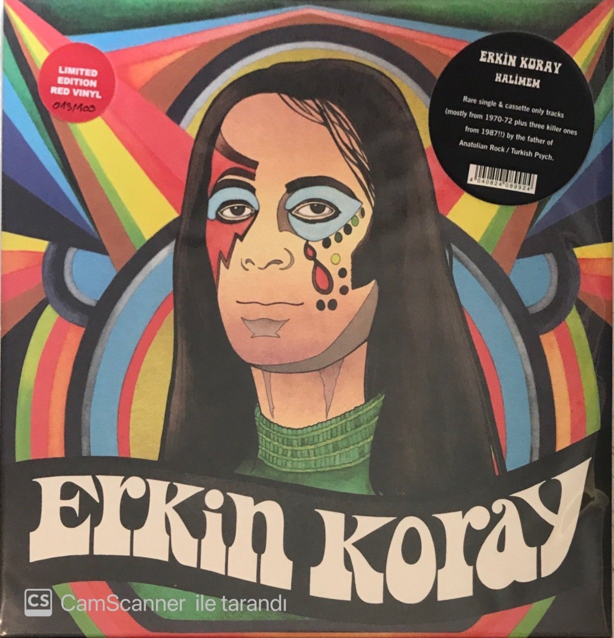 Erkin Koray Halimem Kırmızı Limitli ( 71 Numara )  LP