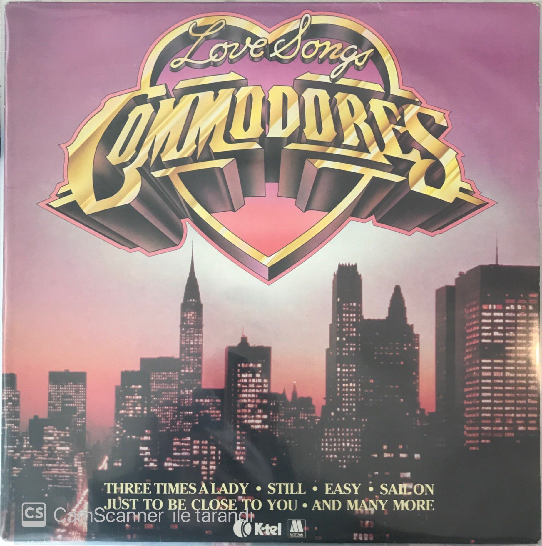 Commodores Love Songs LP