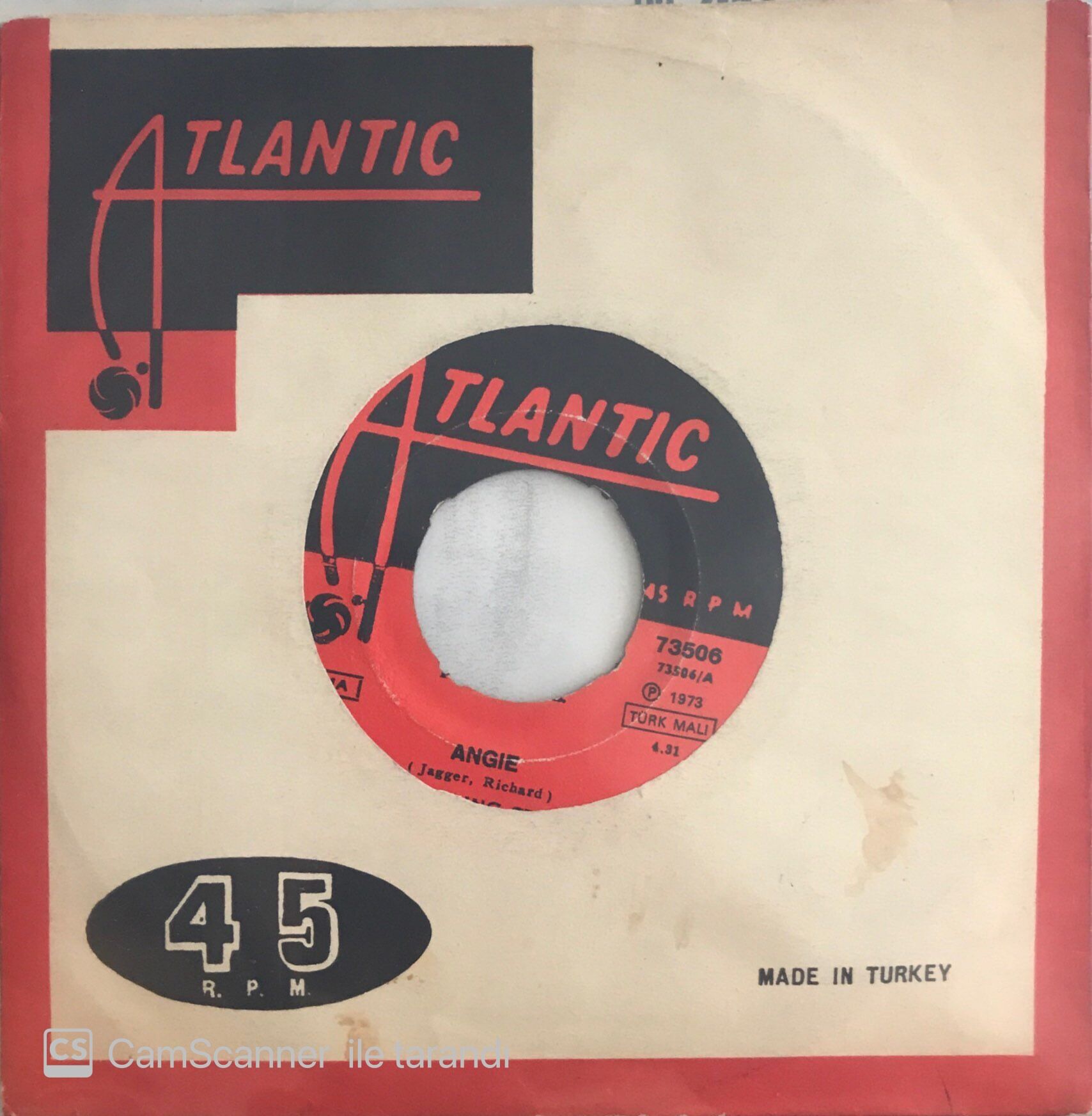 The Rolling Stones - Angie 45lik