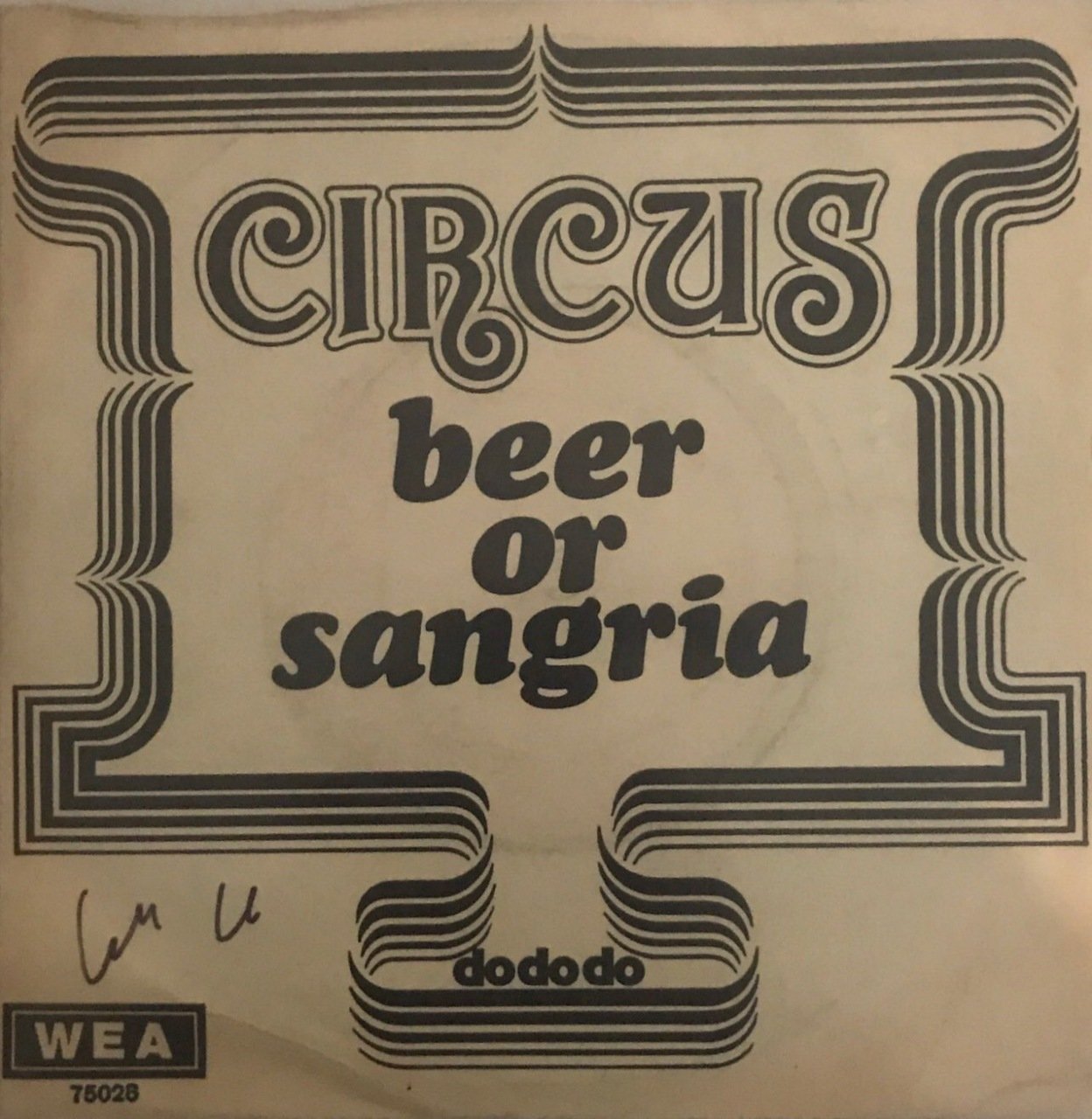 Circus Beer Or Sangria 45lik