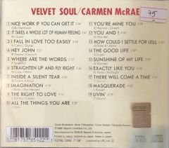 Carmen McRae - Velvet Soul CD