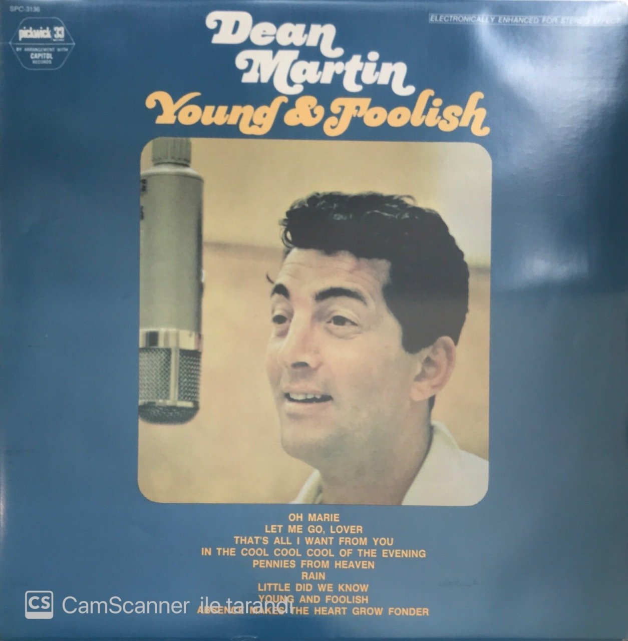 Dean Martin Young & Foolish LP