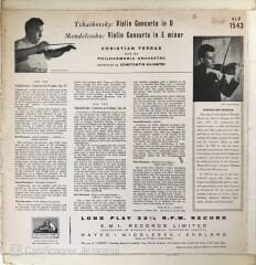 Christian Ferras Tchaikovsky Mendelssohn Violin Concerto LP