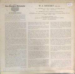 W. A. Mozart Deux Concertos Pour Violon LP