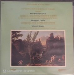 Jean Pierre Wallez At L'Ensamble Instrumental De France Interpretent Bach - Tartini - Haydn LP