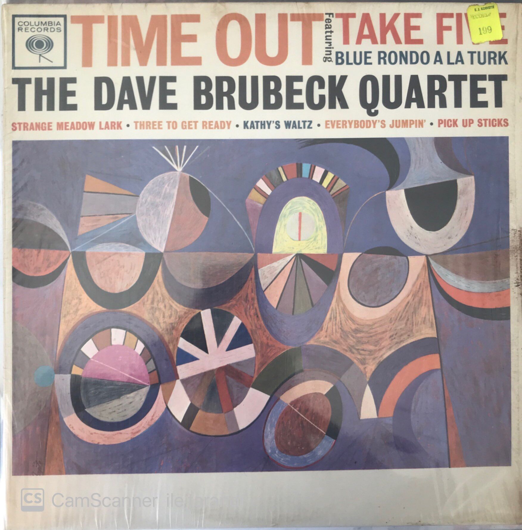 The Dave Brubeck Quartet Time Out LP