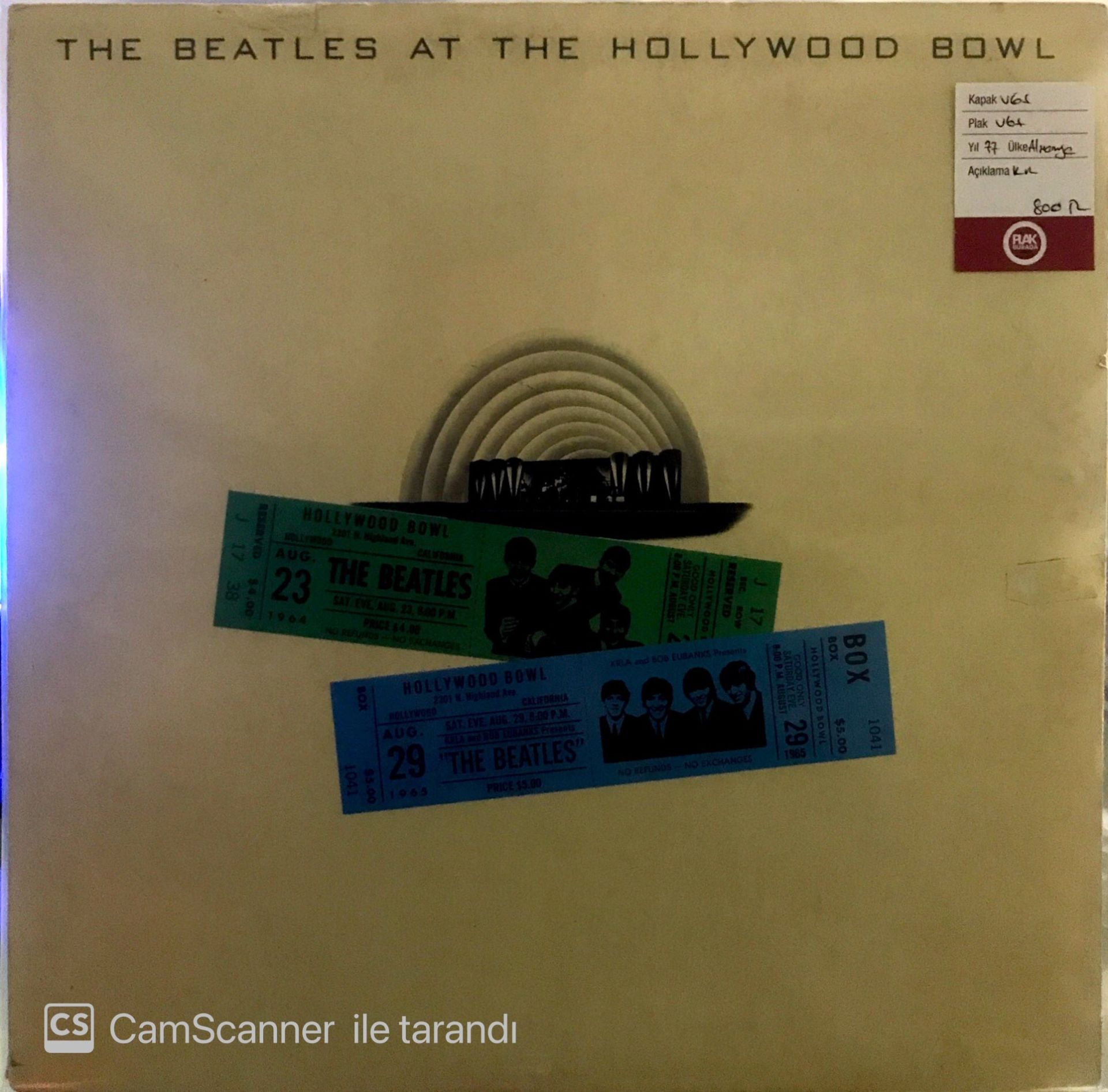 The Beatles at the Hollywood Bowl LP