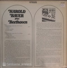 Harold Bauer Plays Beethoven LP