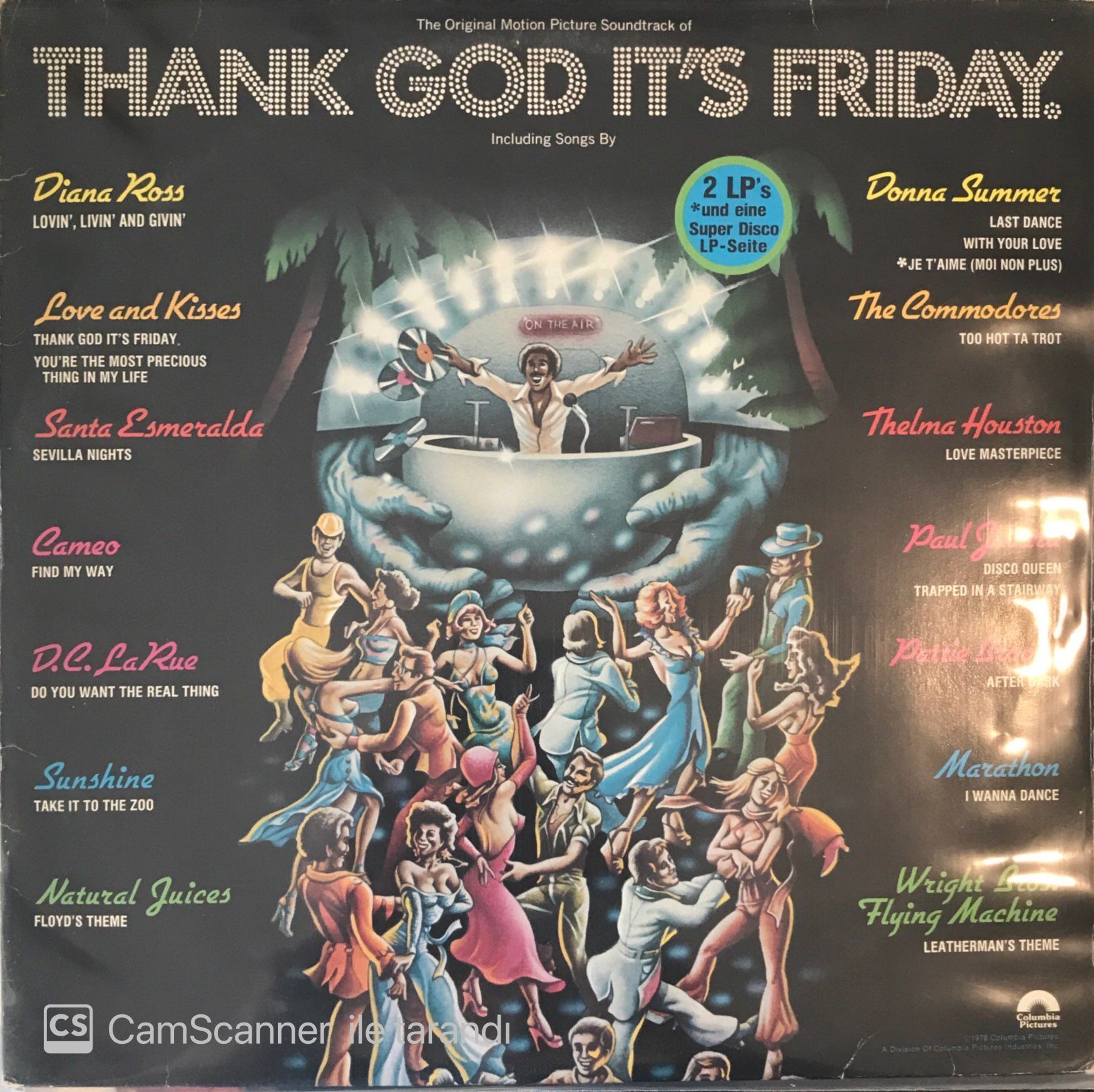 Thank God It's Friday The Original Motion Picture Soundtrack Of 3 LP