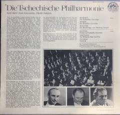 Die Tschechische Philharmonie Mozart Weber Wagner Glinka Smetana Dvořák LP