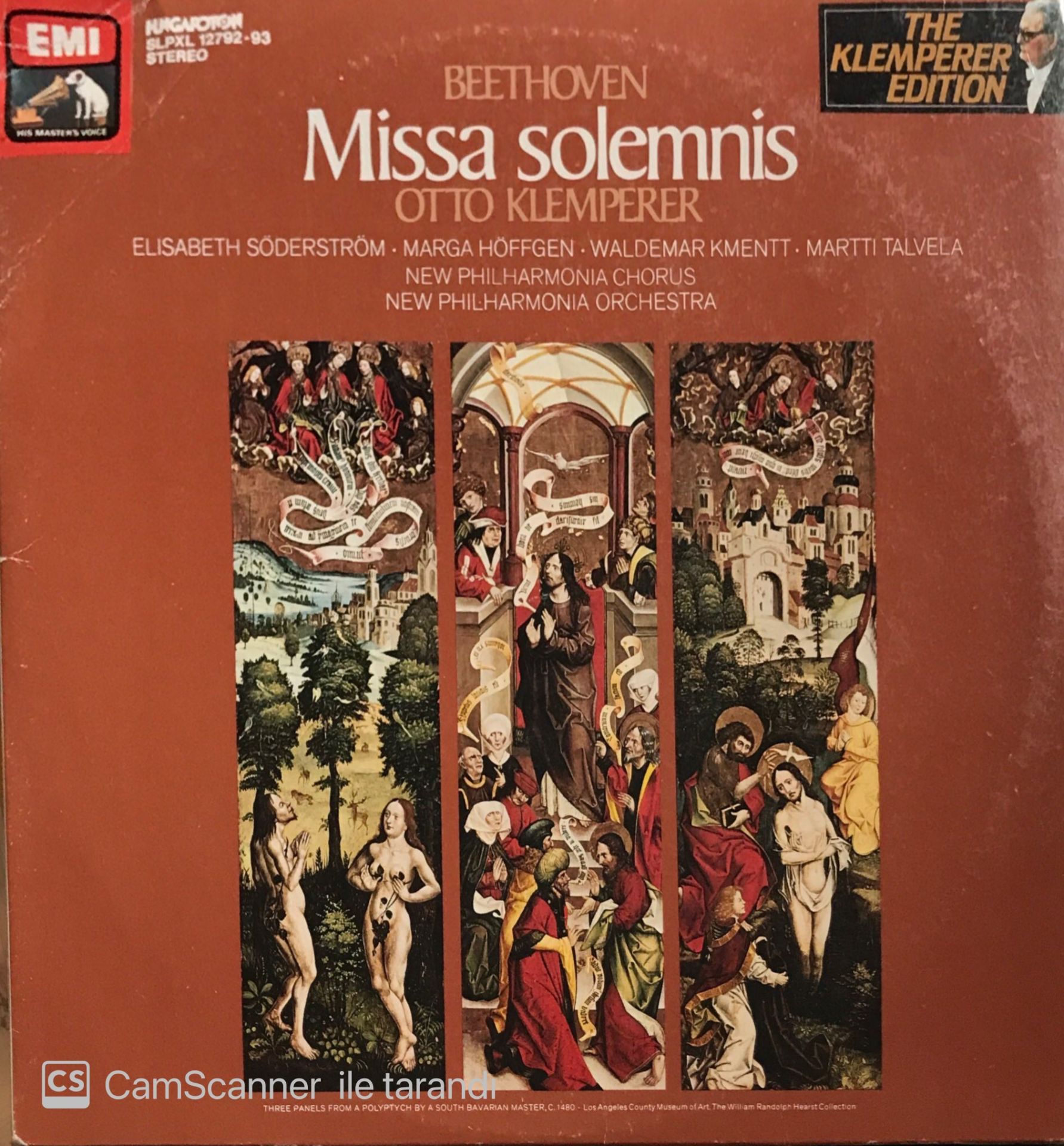 Beethoven Missa Solemnis Double LP