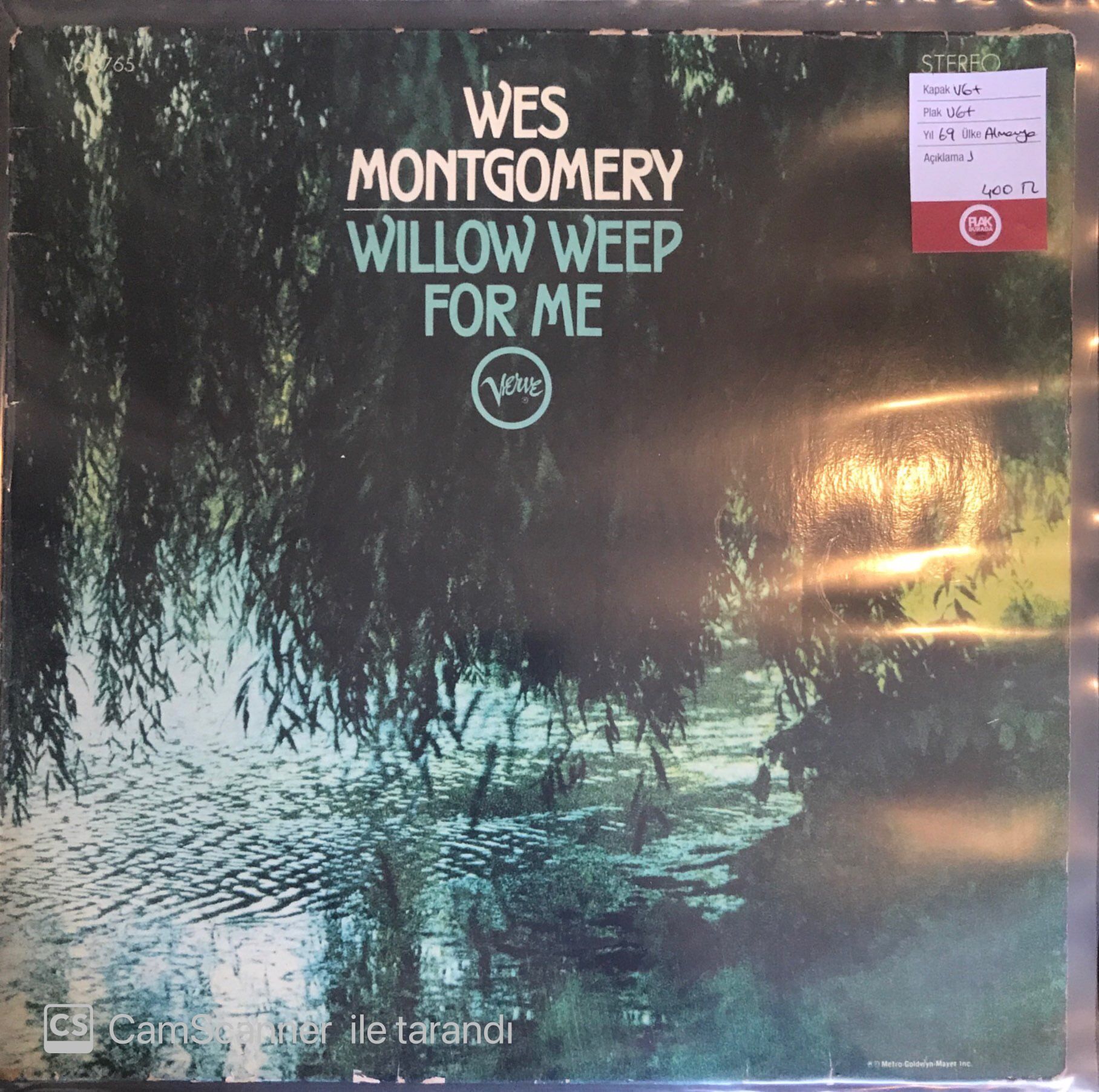 Wes Montgomery - Willow Weep For Me LP