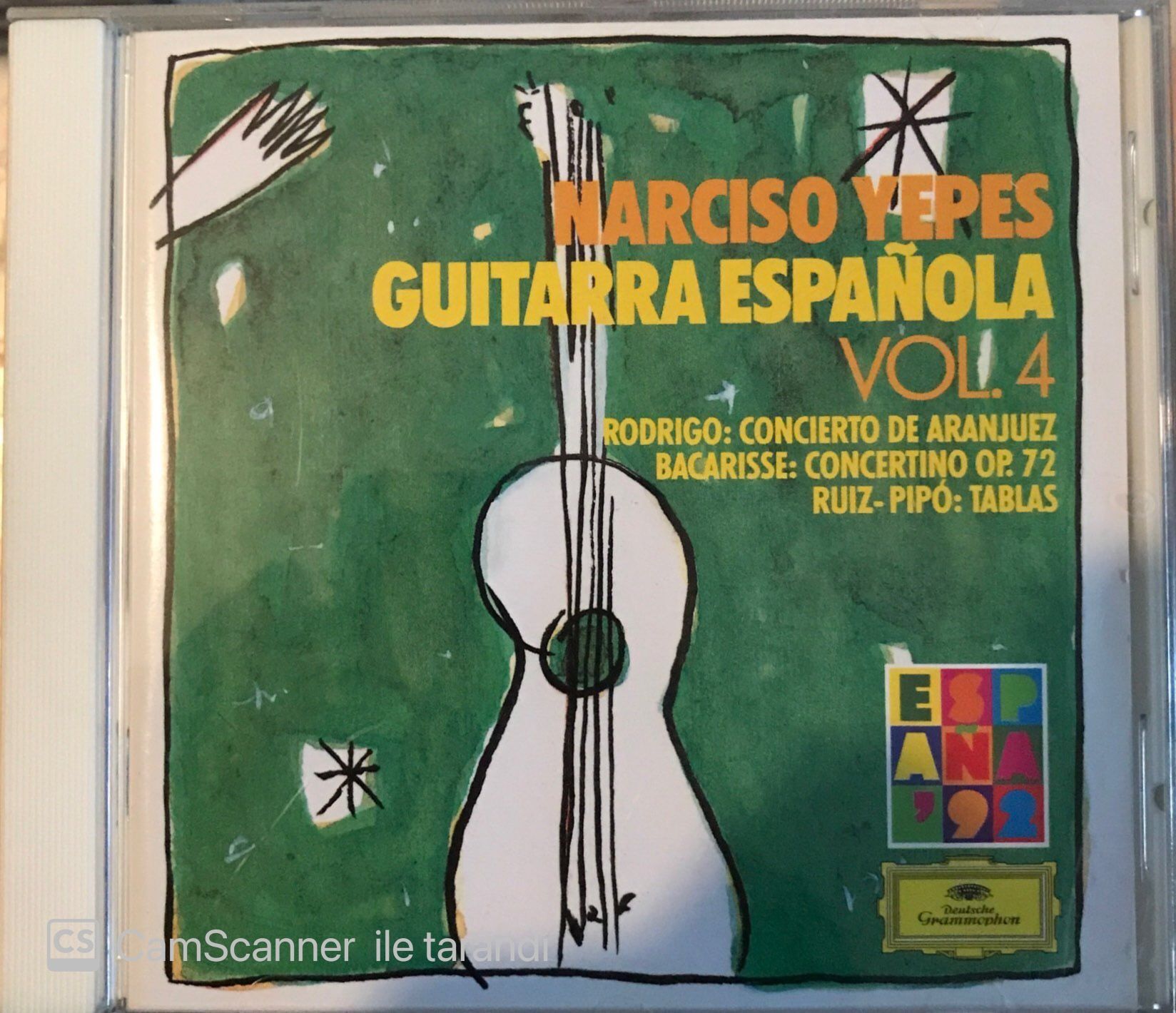 Narciso Yepes - Guitarra Espanola Vol.4 CD