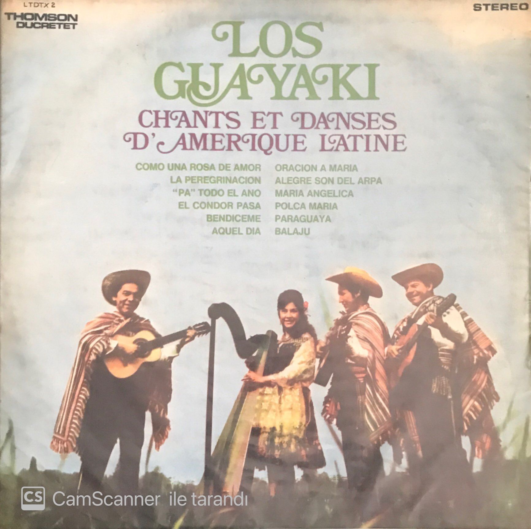 Los Chayaki Chants Et Danses D'amerique Latine LP