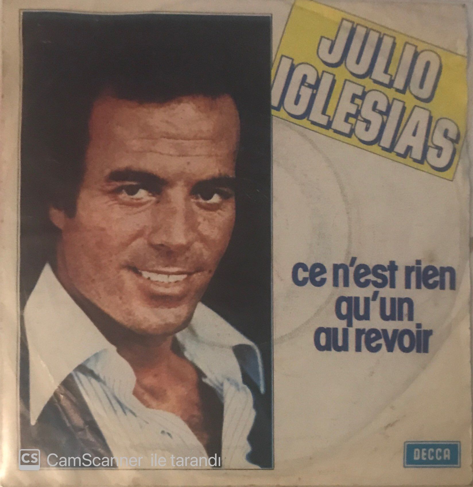 Julio Iglesias Ce N'est Rien Qu'un Au Revoir 45lik