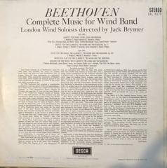 Beethoven Complete Music For Wind Band London Wind Soloists Directed By Jack Brymer LP