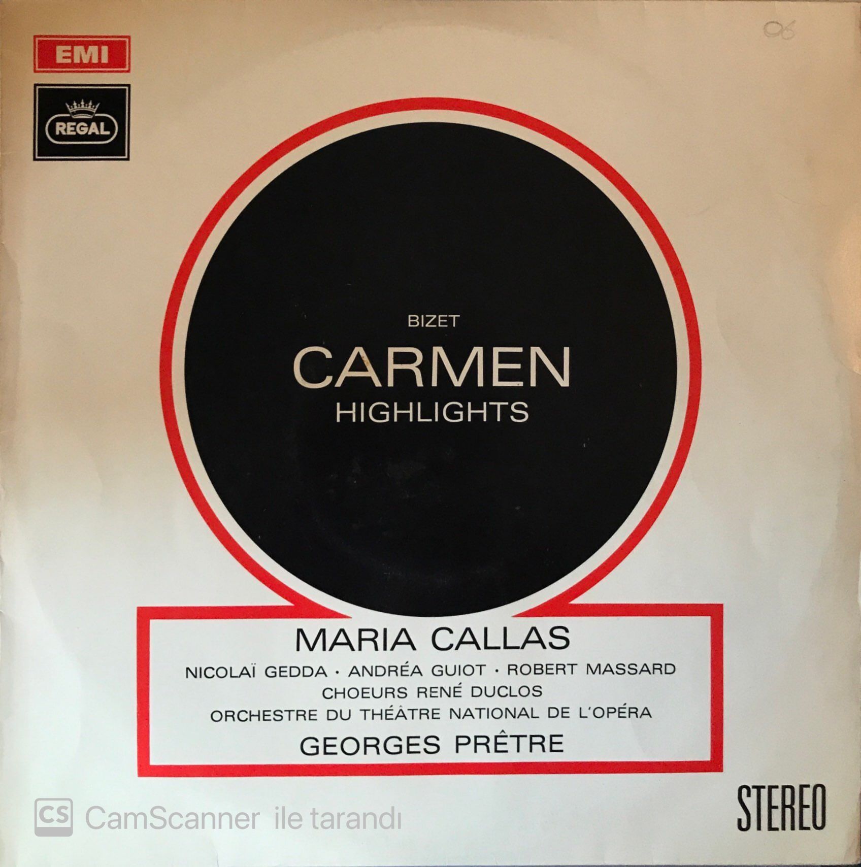 Bizet Carmen Highlights LP