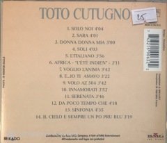 Toto Cutugno L'Italiano Solo Noi Sara CD