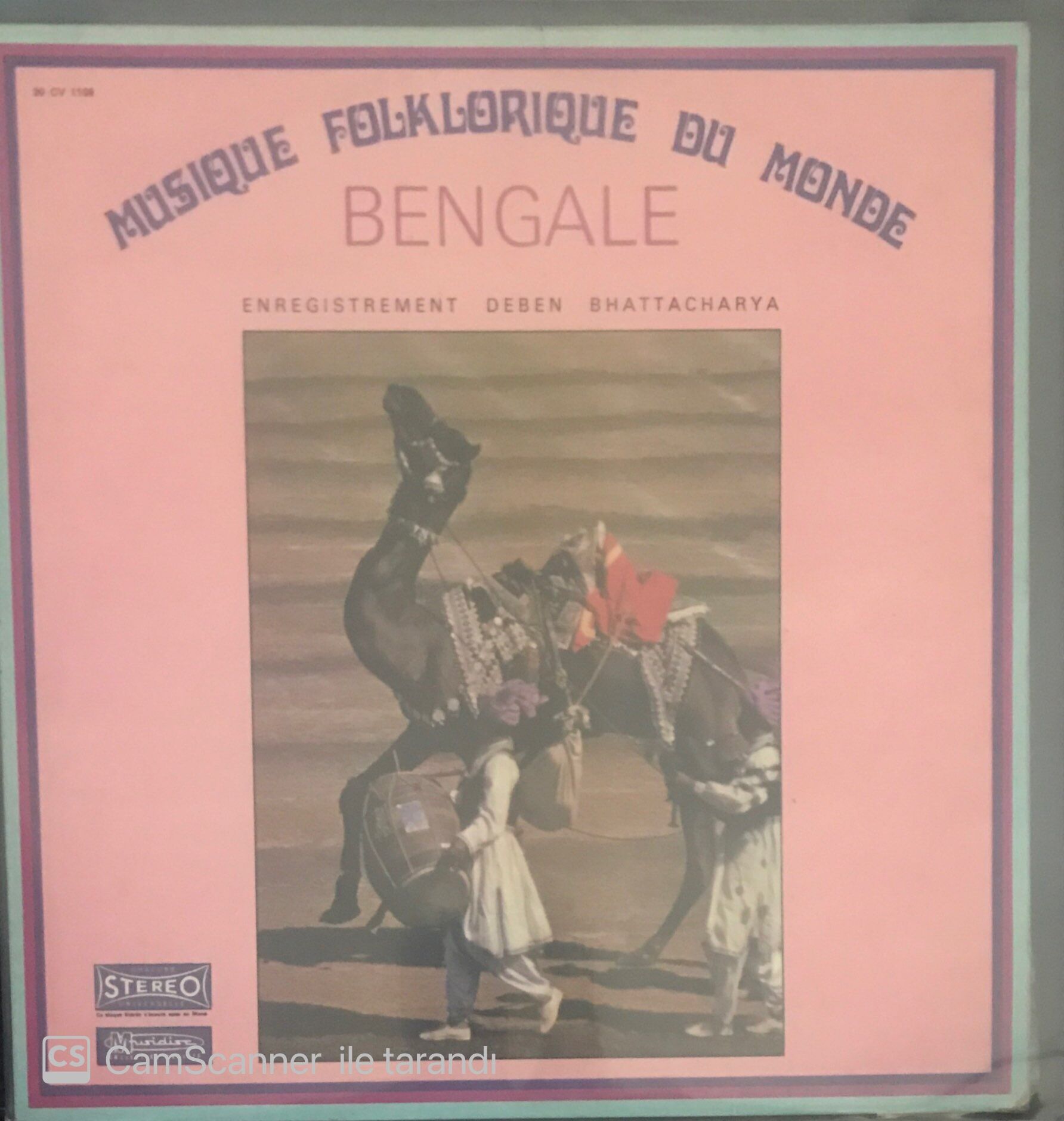 Musique Folkorique Du Monde Bengale LP