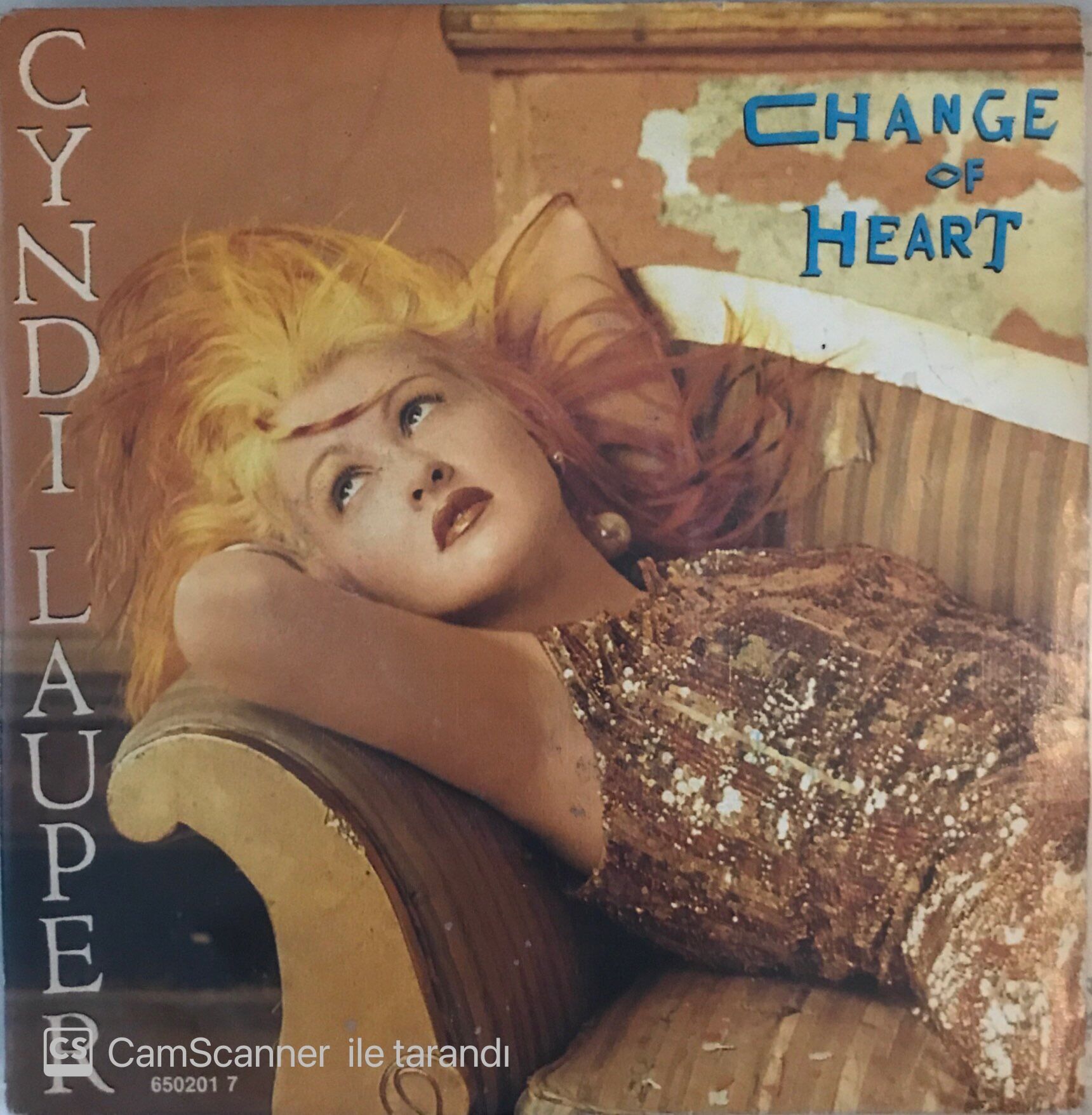 Cyndi Lauper - Change Of Heart 45lik