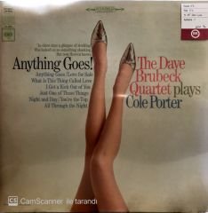 The Dave Brubeck Quartet Plays Cole Porter Anything Goes LP