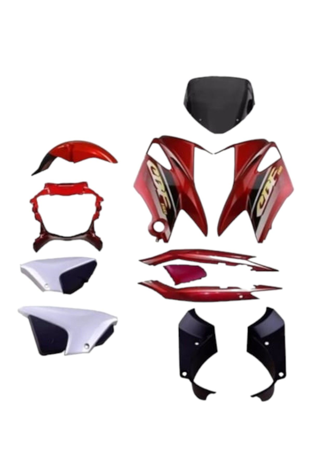 Honda cbf 150 kırmızı grenaj seti - kaporta seti Moto11