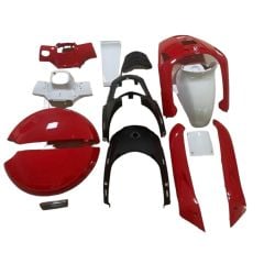 Revival 50 Kaporta Grenaj Seti Kırmızı 14 Parça Moto11