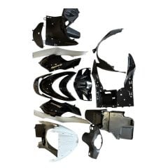 Honda Spacy Kaporta Seti Siyah Komple Grenaj Moto11