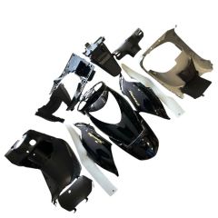 Honda Spacy Kaporta Seti Siyah Komple Grenaj Moto11