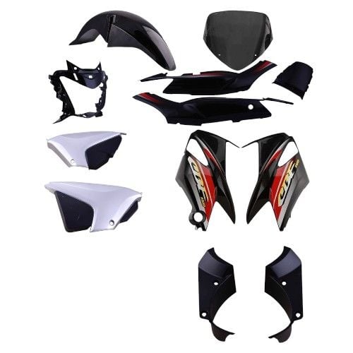 Honda Cbf 150 Siyah Grenaj Kaporta Seti