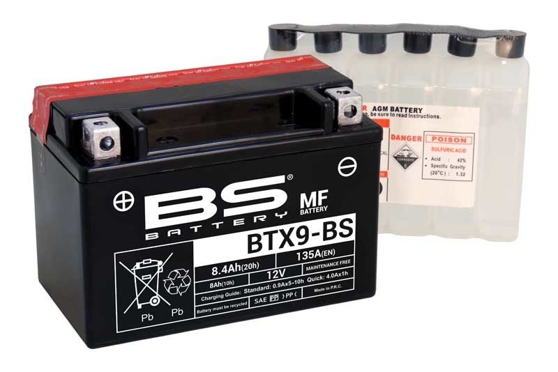 Pulsar Ns 200 BS Akü YTX9BS Moto11