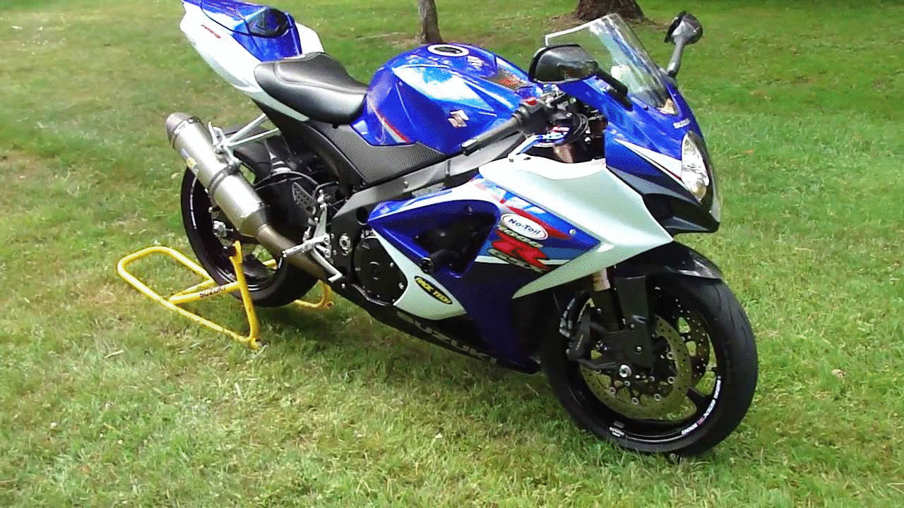 Gsxr 1000 Mavi Beyaz 2007-08 Grenaj Seti Moto11