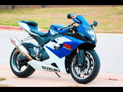 Gsxr 1000 Mavi Beyaz 2005-06 Grenaj Seti