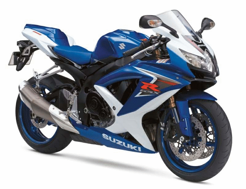 Gsxr 600 Mavi Beyaz 2008-09 Grenaj Seti Moto11