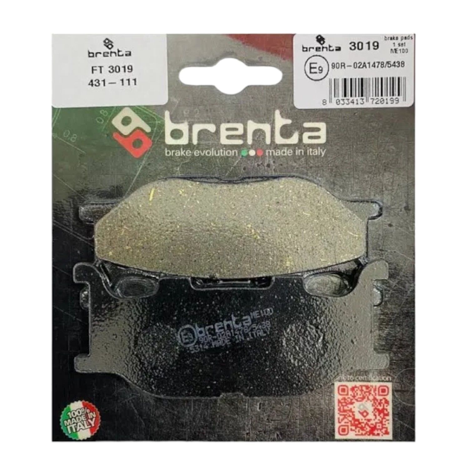 Fz6 Fazer Brenta Ön Fren Balatası Moto11