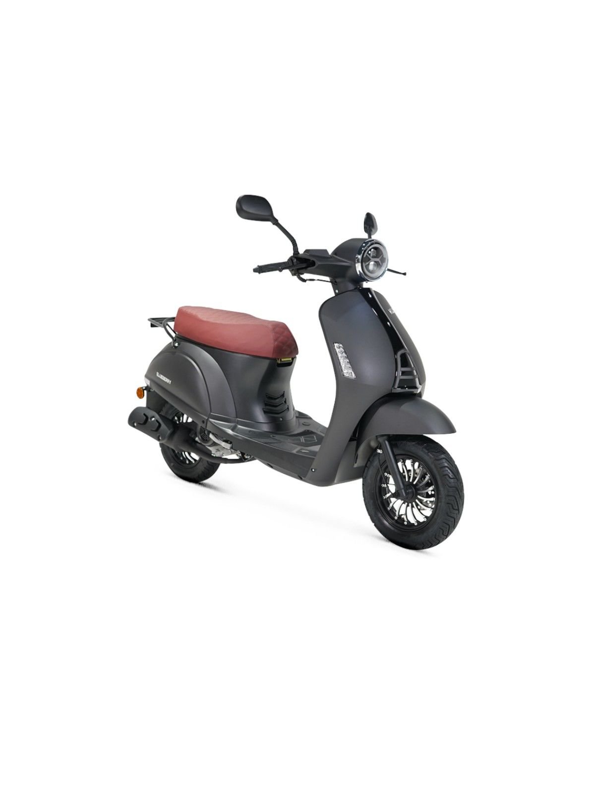 Kuba Blueberry 50 cc Mat Siyah Grenaj Seti Moto11