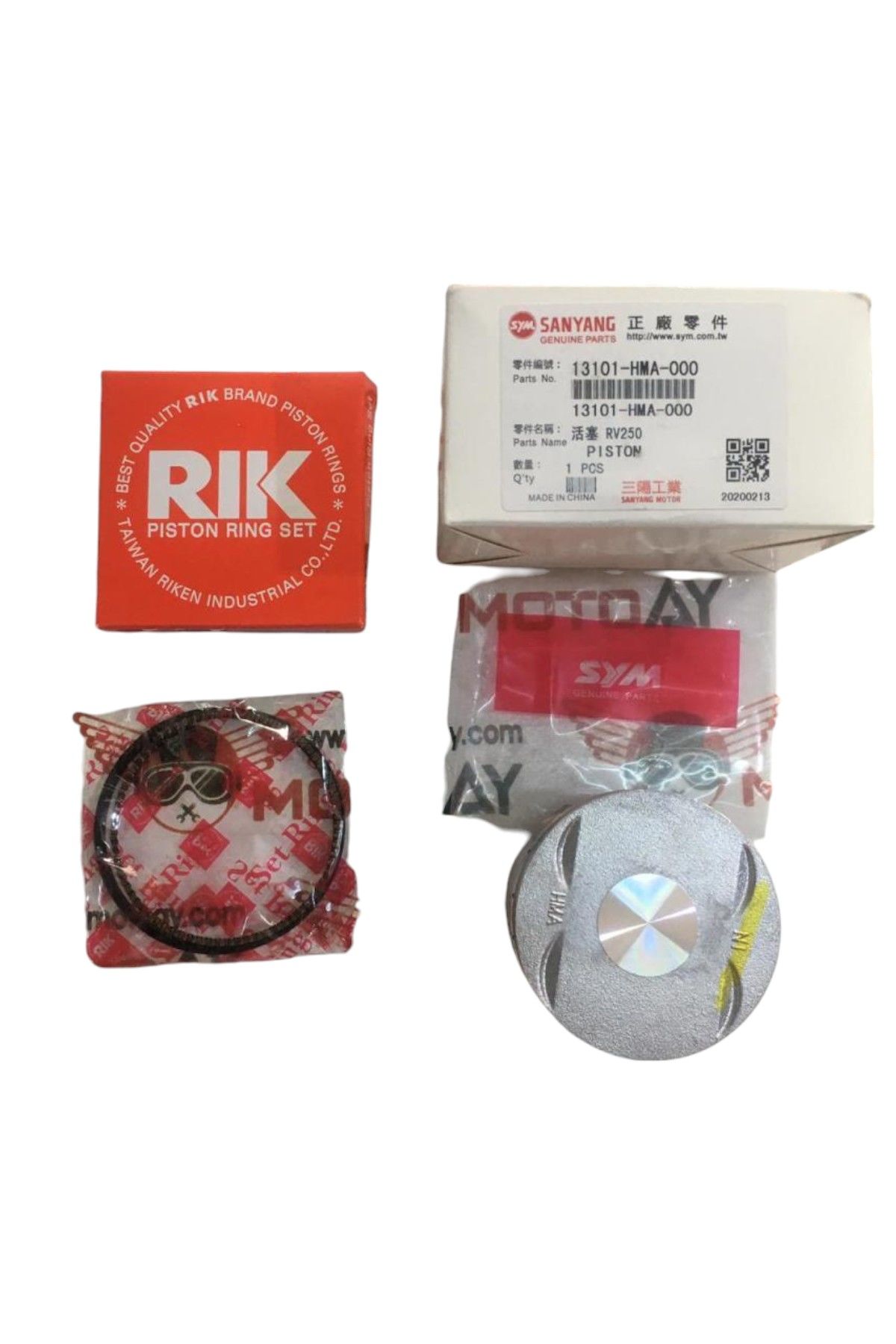 Sym Gts 250 Piston Sekman Seti Moto11