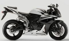 Honda 600 RR Siyah Beyaz Grenaj Set 2007-2008 Moto11