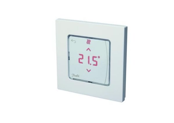 Icon Kablosuz Oda Termostatı, Ekranlı, Kızılötesi yüzey sensörlü, Sıva üstü