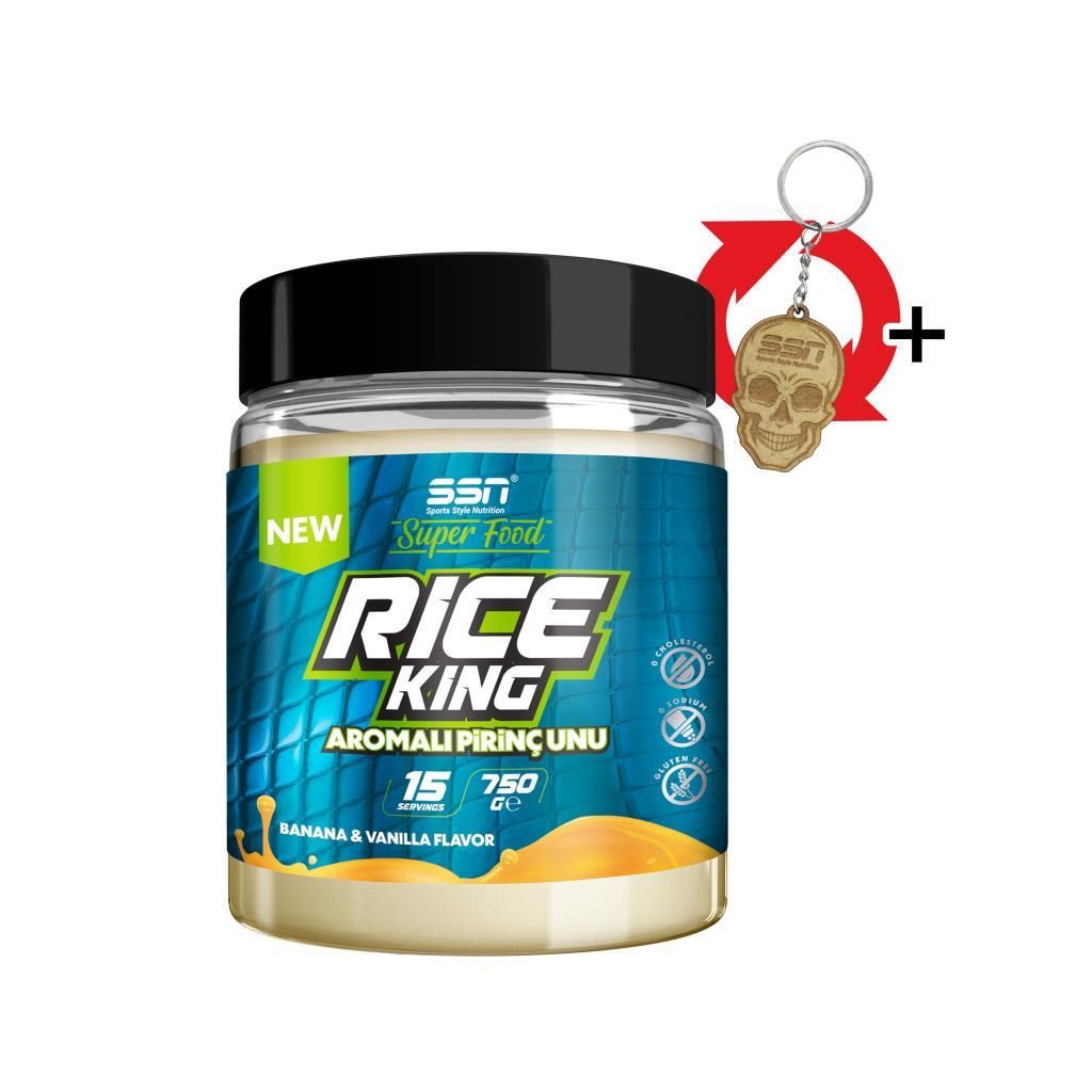 SuperFood Rice King 750 Gr Aromalı Pirinç Unu ( Muz ve Vanilya )