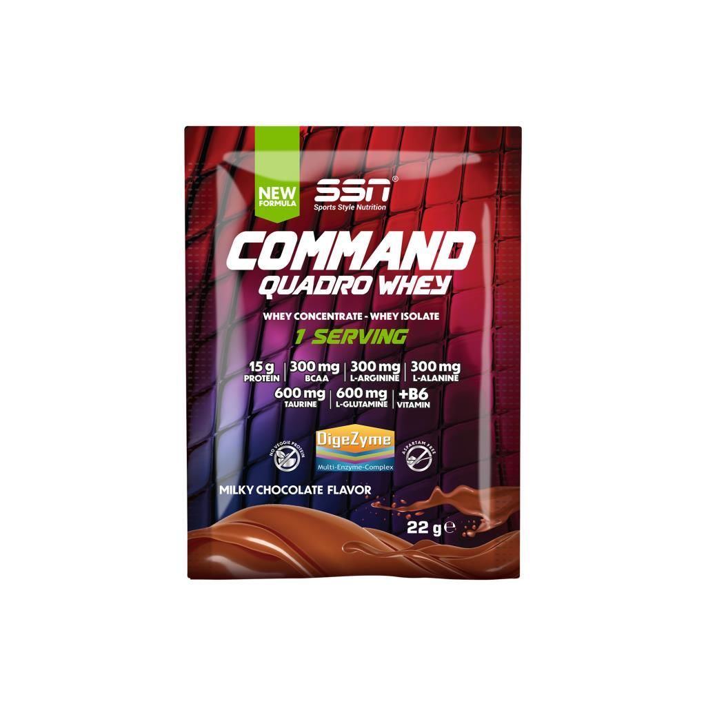 Command Quadro Whey Şase (Çikolata) Protein Tozu